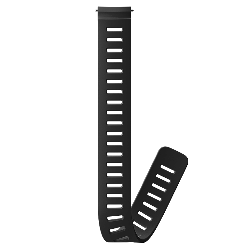 Suunto Q/R Silicone Extension Strap - Black