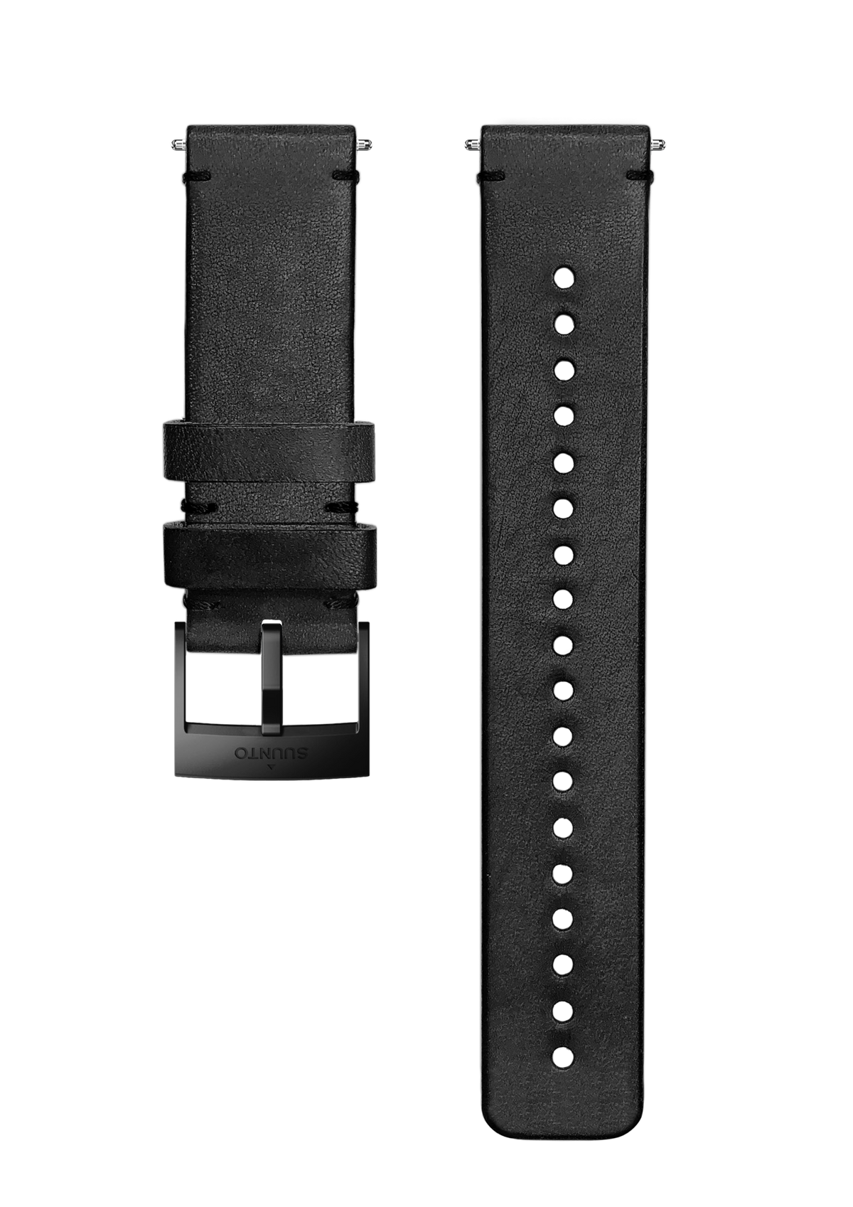 Suunto 24mm Urban 2 Leather Strap M - Black/Black