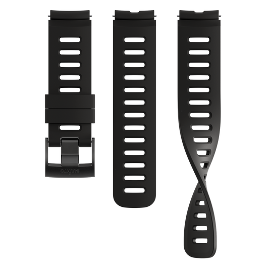 Suunto 22mm Dive 1 Silicone Strap S+M - All Black
