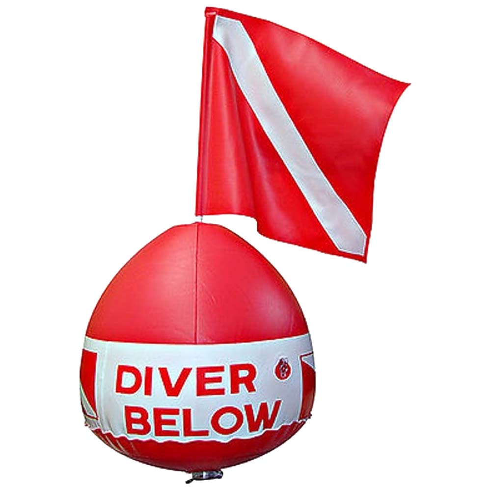 Trident Inflatable Surface Float with Dive Flag