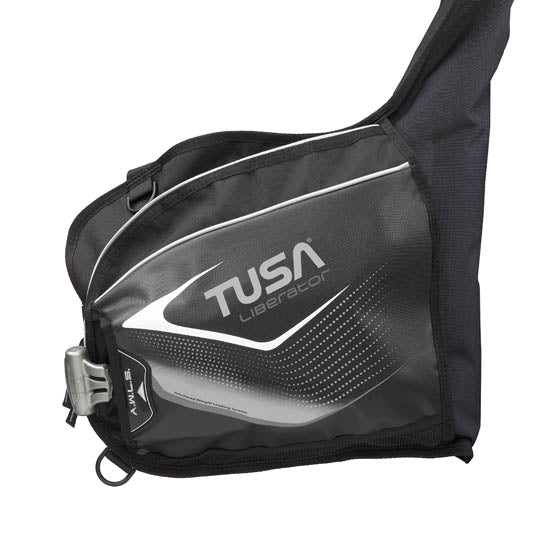 Tusa BC0103B Liberator buoyancy compensator with Advanced Weight Loading System III and Ultimate Stabilizing Harness