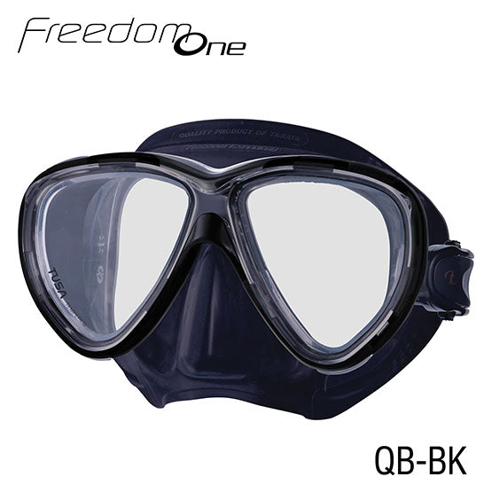 Tusa M-211 Freedom One mask black silicone with Freedom Technology and Quick-Adjust Buckle System