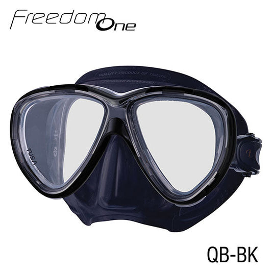 Tusa M-211 Freedom One mask black silicone with Freedom Technology and Quick-Adjust Buckle System