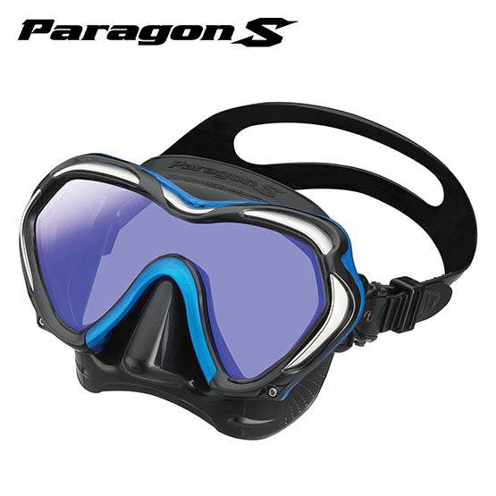 Tusa M1007S Paragon S Mask with Reinforced TRI-MIX Frame and UV 420 Lens Treatment for diving clarity and eye protection