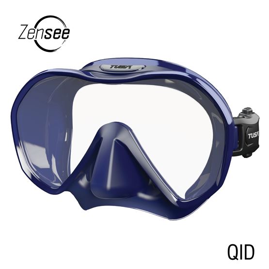 Tusa M1010 Zensee frameless scuba diving mask with panoramic view and lightweight design