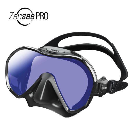 Tusa M1010S Zensee Pro frameless diving mask with UV 420 protection and CrystalView lenses