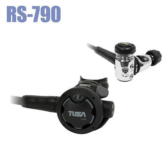Tusa RS-790 Regulator for cold water diving with balanced diaphragm and ortho-conscious mouthpiece