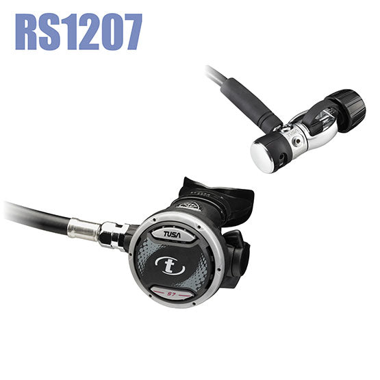 Tusa RS1207 regulator lightweight durable entry-level diving equipment with venturi flow adjustment