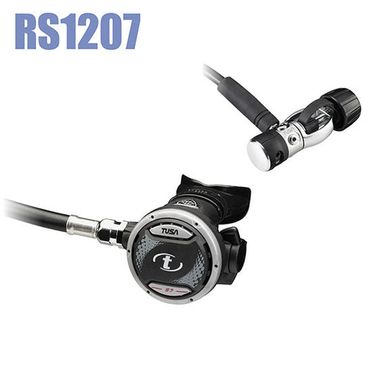 Tusa RS1207 regulator lightweight durable entry-level diving equipment with venturi flow adjustment