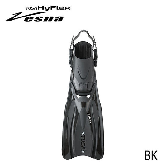 Tusa SF0101 HyFlex Vesna fins with APS technology and reflective material for enhanced diving performance