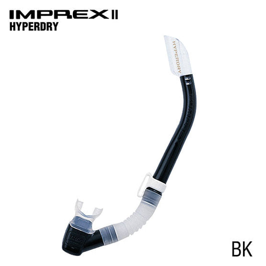 Tusa SP-580Q Imprex II Hyperdry snorkel with internal purge channel and silicone flexible neck