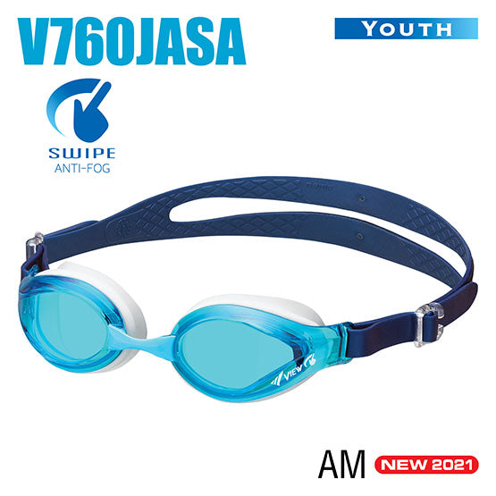 Tusa View V760JASA SWIPE Youth Goggle with anti-fog, UV protection, and colorful polycarbonate design