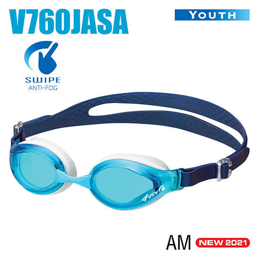 Tusa View V760JASA SWIPE Youth Goggle with anti-fog, UV protection, and colorful polycarbonate design