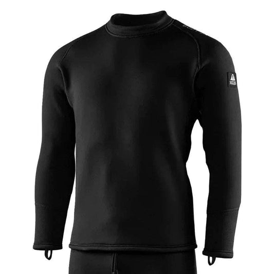 Men's Waterproof Body 2X Undersuit Top with thermal insulation and thumb loops for cold conditions