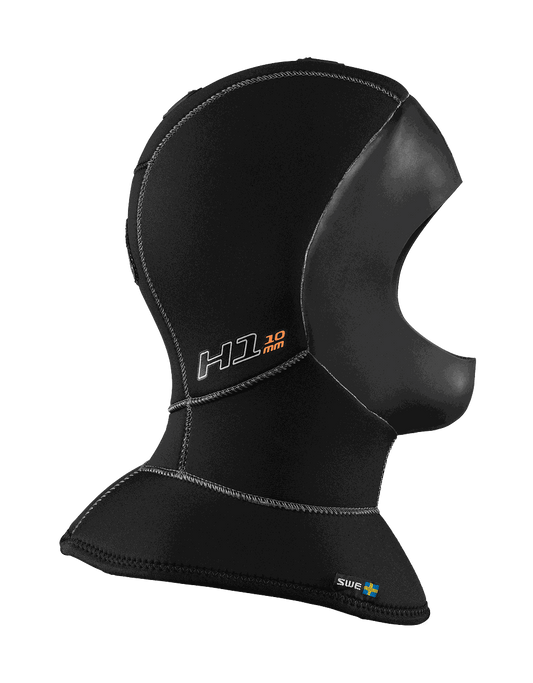 Waterproof H1 5/10MM Polar Evoluted sandwich dive hood with HAVS venting system and glide skin seal