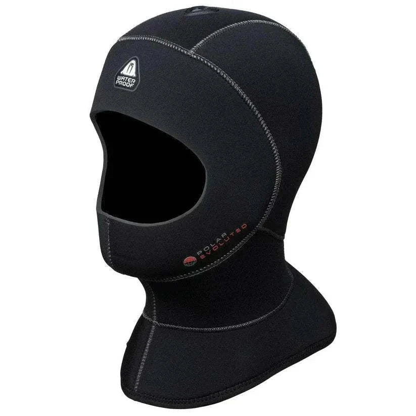 Waterproof H1 5/10mm hood with 3D shape, glide skin seals, and HAVS venting system for polar diving