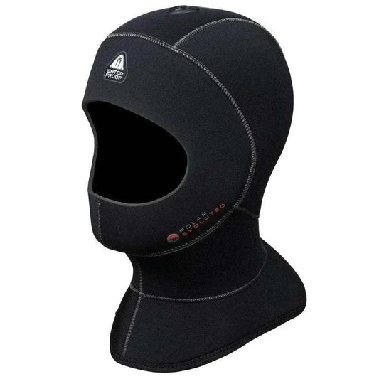 Waterproof H1 5/10mm hood with 3D shape, glide skin seals, and HAVS venting system for polar diving