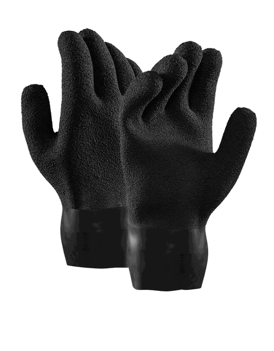 Waterproof Latex Dry Glove with textured grip and inner thermal lining for comfort and durability