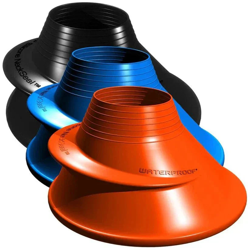 Close-up of a Waterproof Silicone Neck Seal for drysuits, featuring UV resistant, stretchable design and easy donning.