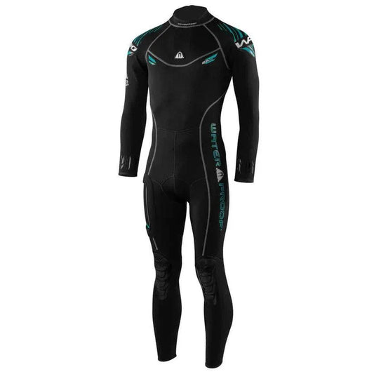Men's Waterproof W30 2.5mm wetsuit with polyurethane grip, reinforced shoulders, and high-quality YKK back zipper for warm tropical diving