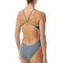 TYR DURAFASTTYR DURAFAST ONE® WOMEN'S CUTOUT SWIMSUIT - SOLID SPLICE BLOCK Teal/Bl